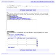 EPrints page overview